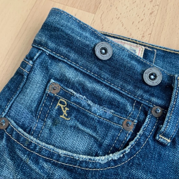 POLO RALPH LAUREN DISTRESSED VINTAGE STYLE SKIRT - Picture 3 of 14